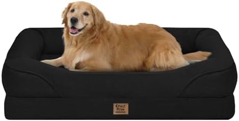 Chez Paw Waterproof Orthopedic XL Dog Bed for Large and Extra Large Dogs