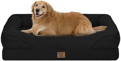 Chez Paw Waterproof Orthopedic XL Dog Bed for Large and Extra Large Dogs