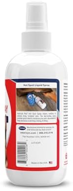 Vetericyn Plus Hot Spot Spray for Dogs Skin Sores and Irritations | Itch Relief for Dogs and Prevents Chewing and Licking at Skin, Safe for All Animals. 8 Ounces (Pack of 2)