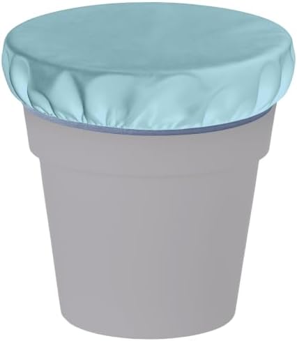 2-5 Gallon Horse Bucket Cover, Waterproof Horse Feed Bucket Cover, Lightweight and Easy to Use (Excluding Bucket, Mint Green)