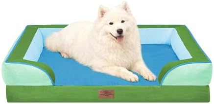 Comfort Expression Orthopedic Dog Beds for Large Sized Dog with Bolster