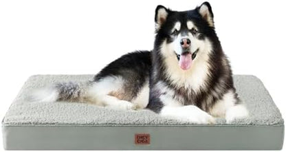 EHEYCIGA Orthopedic Dog Bed Extra Large with Removable Washable Cover, 47IN