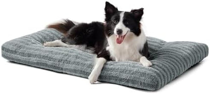 FURTIME Washable Dog Bed Large Sized Dogs, Deluxe Medium Dog Crate Beds