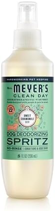 MRS. MEYER'S Clean Day Dog Deodorizing Spray, Sweet Chamomile Scent, 8oz