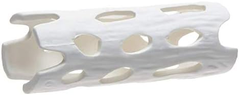 XMHF White Aquarium Decor Shrimp Shelter Tube Breeding Hiding Cave Holes Ornaments for Fish Tank