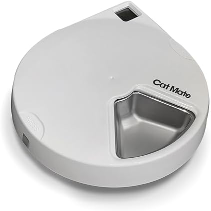 Cat Mate Replacement Bowl with Stainless Steel Inserts for 5-Meal Feeder