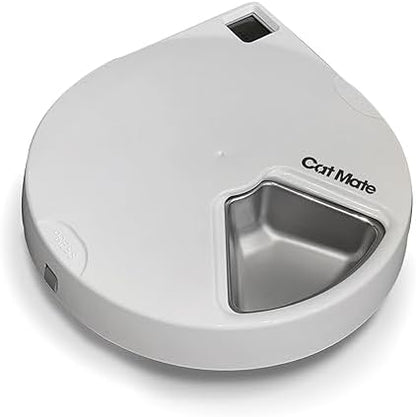 Cat Mate Replacement Bowl with Stainless Steel Inserts for 5-Meal Feeder