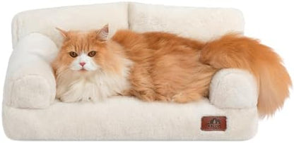 Hollypet Small Dog Large Cat Bed Puppy Couch Beds for Pets up to 25 lbs