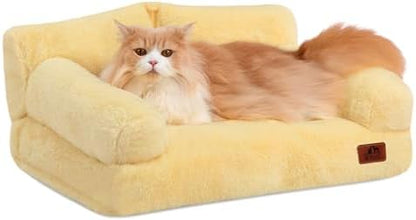 Hollypet Small Dog Large Cat Bed Puppy Couch Beds for Pets up to 25 lbs