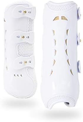 Kavallerie Classic Tendon Boots, Impact-Absorbing Material, Breathable & Evenly Distribute Pressure, Protect Tendon and Ligaments, Anti-Slip, Anti- Sore and Moisture Repellant Show Jumping Boots