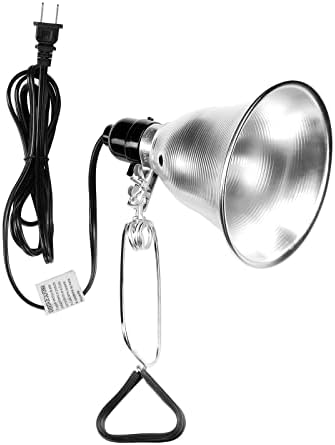 Simple Deluxe Clamp Lamp Light with 5.5 Inch Aluminum Reflector up to 60 Watt E26 (no Bulb Included) 6 Feet 18/2 SPT-2 Cord, 1-Pack