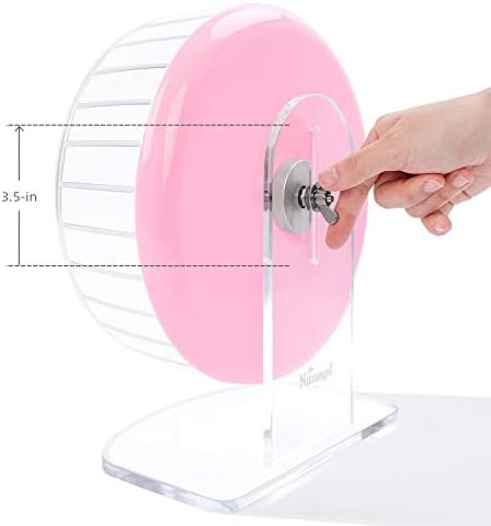 Niteangel Super-Silent Hamster Exercise Wheels: Quiet 10 inch Running Wheel
