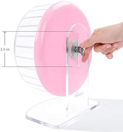 Niteangel Super-Silent Hamster Exercise Wheels: Quiet 10 inch Running Wheel