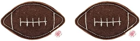 Catnip Toy – Football Shape, Organic Catnip, 100% Wool Felt, Grown & Made in The USA - Football, 2 Pack