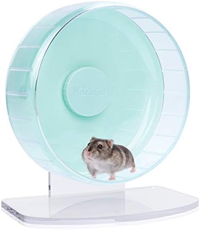 Niteangel Super-Silent Hamster Exercise Wheel: Quiet 8.2 inch Running Wheel