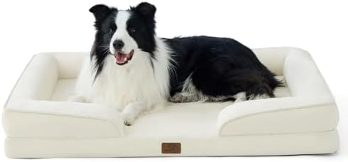 Bedsure Orthopedic Dog Beds Large Sized Dog with Removable Washable Cover