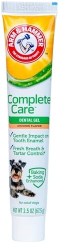 Arm & Hammer Complete Care Dental Gel Dog Toothpaste, Chicken, 2.5 Oz