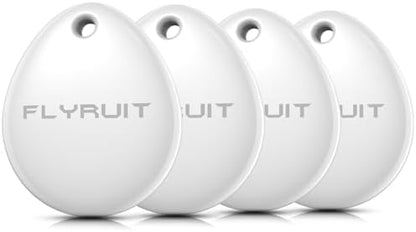 Air Tracker Tags-4 Pack for Apple Find My, iOS Only, Official MFi Certified