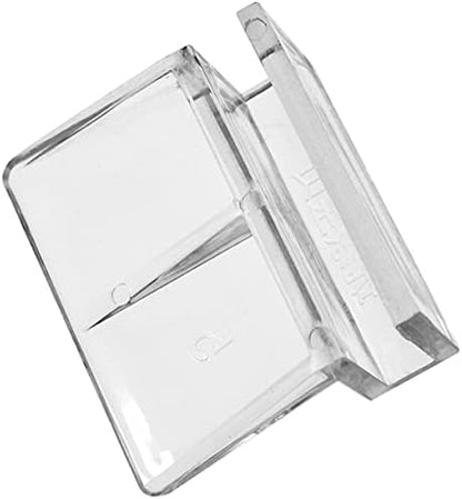 MEETOOT 4pcs Acrylic Fish Tank Bracket - 5mm Aquarium Support Tools, Clear Glass Cover Clip Holder