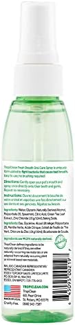 TropiClean Fresh Breath Oral Care Spray for Dogs & Cats | Dog Breath Spray | Mint Breath Freshener | Pet Bad Breath Treatment | Made in The USA | 4 oz