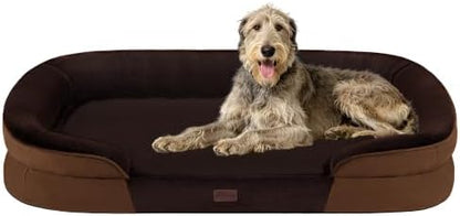 Orthopedic Waterproof XXX-Large Dog Bed Sofa, Gel Memory Foam, 53"