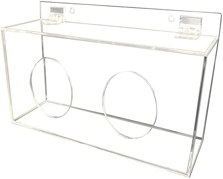 Xymoso Acrylic Rabbit Hay Feeder with Lid,Guinea Pig Hay Rack Holder Chinchilla Cage Accessories for Rabbits Guinea Pigs Bunny