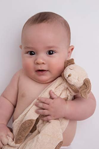 Angel Dear - Light Brown Puppy, Blankie 10.2 x 10.2 x 0.2 Inch