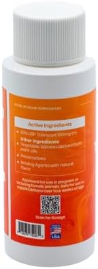 Toltrazuril 10.0% for Horses, Dogs, Cats, 60mL/2 Ounce, for Non-Food Chain Animals, Peanut Butter