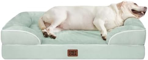 EHEYCIGA Orthopedic XXL Dog Bed, Waterproof Washable XL Big Pet Bed 46"