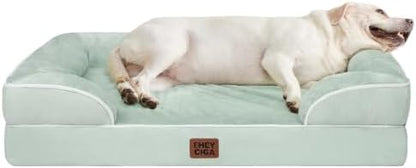 EHEYCIGA Orthopedic XXL Dog Bed, Waterproof Washable XL Big Pet Bed 46"