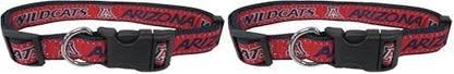 Pets First Collegiate PET Collar Old Version Arizona Wildcats Dog Collar, Size Small. Best Sports Team Collar for Dogs & Cats. A Shiny & Colorful Dog & Cat Collar Licensed by The NCAA (Pack of 2)