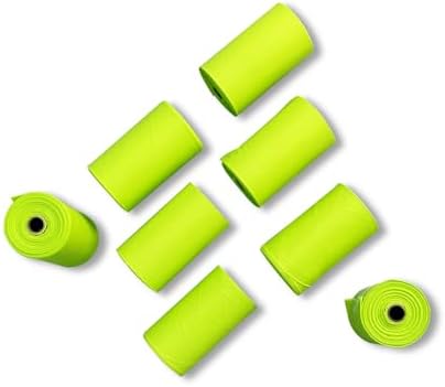 Woogi Dog Poop Bags – 60 Extra Thick & Leakproof Bags (4 Rolls), Compostable Pet Waste Bags Made from Corn Starch, Unscented