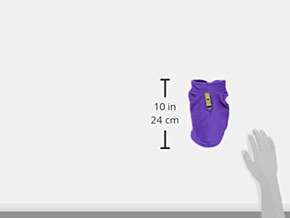 Gooby Fleece Vest Dog Sweater, Lavender, X-Small