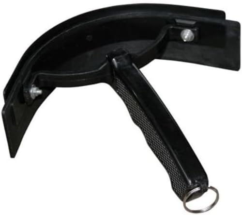 MPMH Premium Plastic Sweat Scraper for Horse, Horse Sweat Scraper Brush Ergonomic Effective Handheld Soft Grip Plastic Rubber (Black)