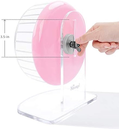 Niteangel Super-Silent Hamster Exercise Wheel: Quiet 8.2 inch Running Wheel