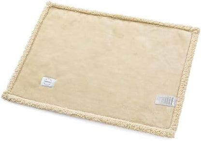 Cream Pet Blanket Couch Throw Blankets for Dogs Cats Waterproof Bed Cover Puppy Leakproof Warm Sherpa Fleece Sofa Covers Washable-XS-28X20in
