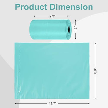 Toplive Dog Poop Bags Rolls, Dogs Waste Bag for Dog Doggie, Thick & Leak-Proof Poop Bag Doggy for Outdoor Puppy Walking and Travel, 16 Rolls (240 Bags), Blue
