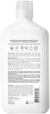 Hempz Petz, Shampoo, Citrus Orange & Red Raspberry, 17 oz.