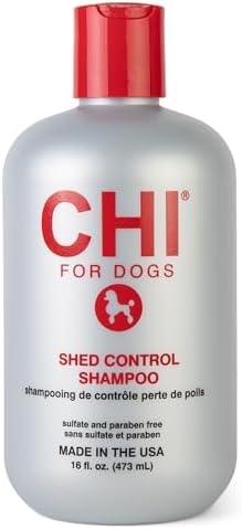 CHI for Dogs Shed Control Anti-Shedding Dog Shampoo, 16 Oz