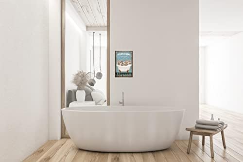 Funny Hedgehog Decor Vintage Bathroom and Bathtub Metal Tin Sign Decor Hedgehog Pet lovers Gift Farm Home Bar Bathroom Man Cave Retro Wall Art Poster Sign Accessories 8x12 In