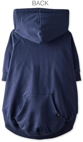 Pet Passion Rocky II Dog Hoodie, Navy, Medium