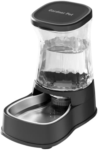 Automatic Dog Water Dispenser, Stainless Steel Bowls Feeder, 100% BPA-Free