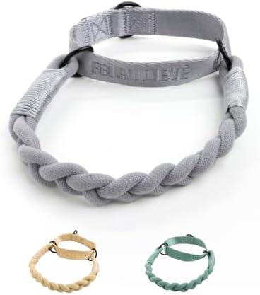 Fei & Eve Hand-Braided Martingale Dog Collar
