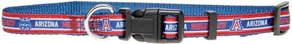 Pets First Collegiate PET Collar New Version Arizona Wildcats Dog Collar, Size Large. Best Sports Team Color for Dogs & Cats. A Shiny & Colorful Dog & Cat Collar Licensed by The NCAA