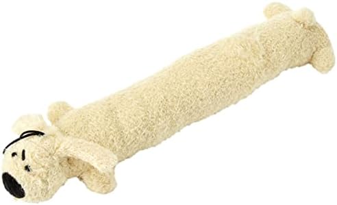 Multipet Original Loofa Dog Plush Toy - Squeaky Toy for All Dogs - Extra Soft Plush - Stuffed Animal Dog Toys for Playing - Cute Dog Pet Toy (1 Count, 12”, Random Color Surprise)