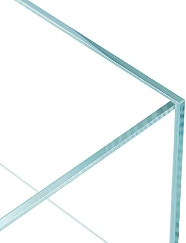LANDEN Aquarium Long 10.8 Gallon Ultra Clear Glass Rimless Fish Tank 90LG