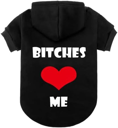 EXPAWLORER Dog Hoodies for Small Medium Large Dogs,Black XS