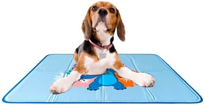 The Green Pet Shop Cool Pet Pad - Small, Disney’s Stitch - Self-Cooling, Pressure Activated Mat for Dogs & Cats from 9-20 lbs - Non-Toxic Gel, No Water Needed