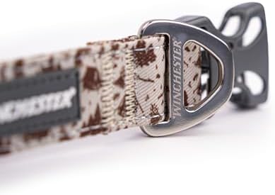Winchester Printed Designer Dog Collar, Camping Collage, S