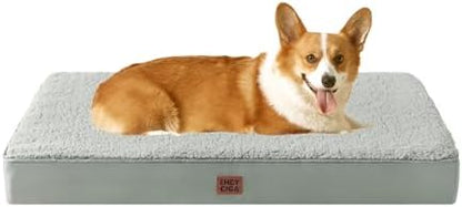 EHEYCIGA Orthopedic Dog Bed Large with Removable Washable Cover, 35x23